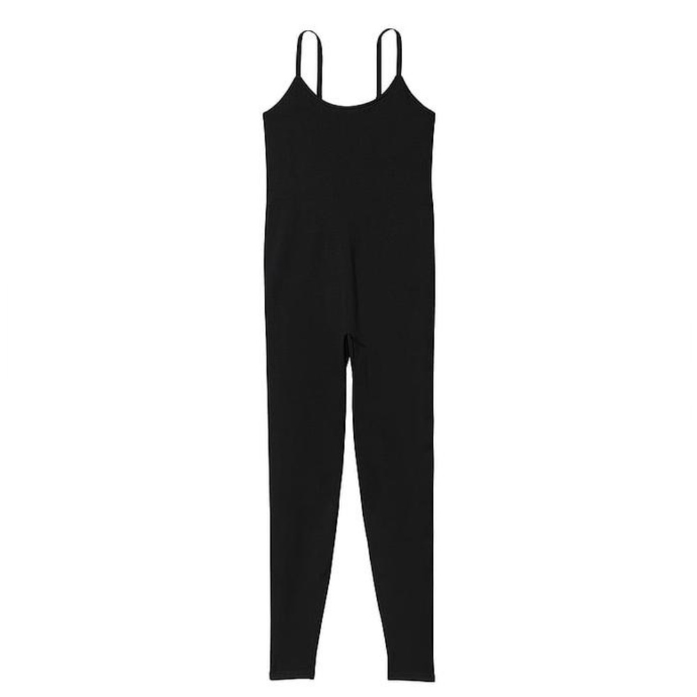 Pink Victoria’s Secret Soft seamless workout onesie adjustable Strap Bodysuit - Picture 4 of 12
